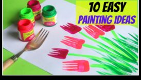 10 פרויקטי צבע קלים בעשה זאת בעצמך לצעירים 1 יצירות מופת מבולגנות: פרוייקטים של ציור עשה זאת בעצמך לילדים לאמנים מתחילים