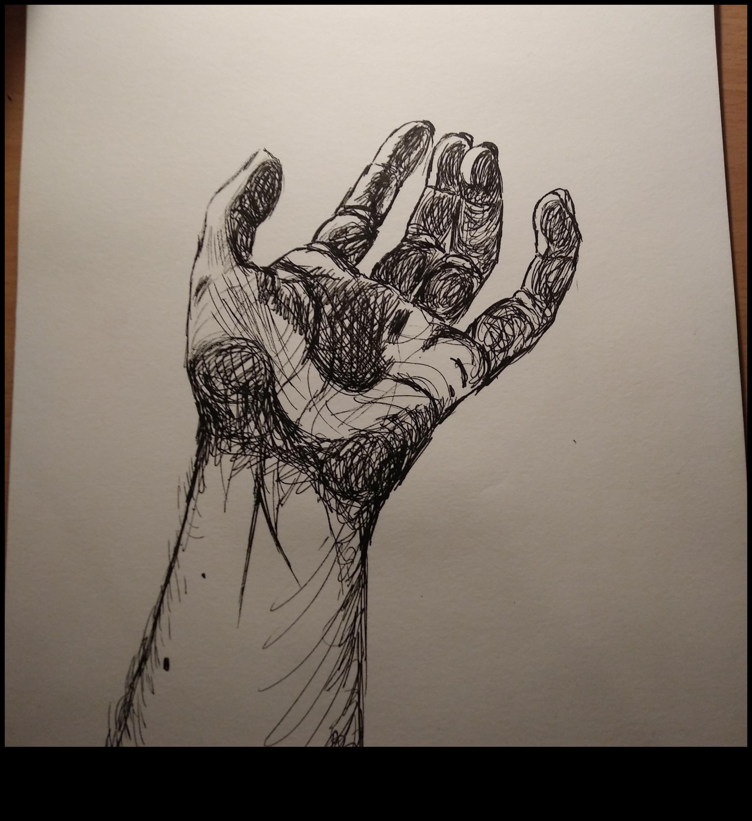 ריקוד הקווים המורכב: ציורי עט ודיו אקספרסיביים