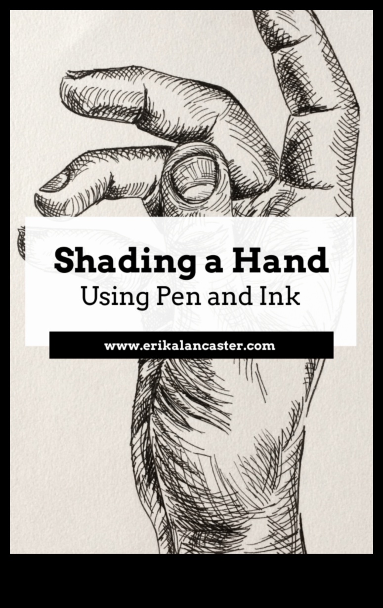 ריקוד הקווים המורכב: ציורי עט ודיו אקספרסיביים