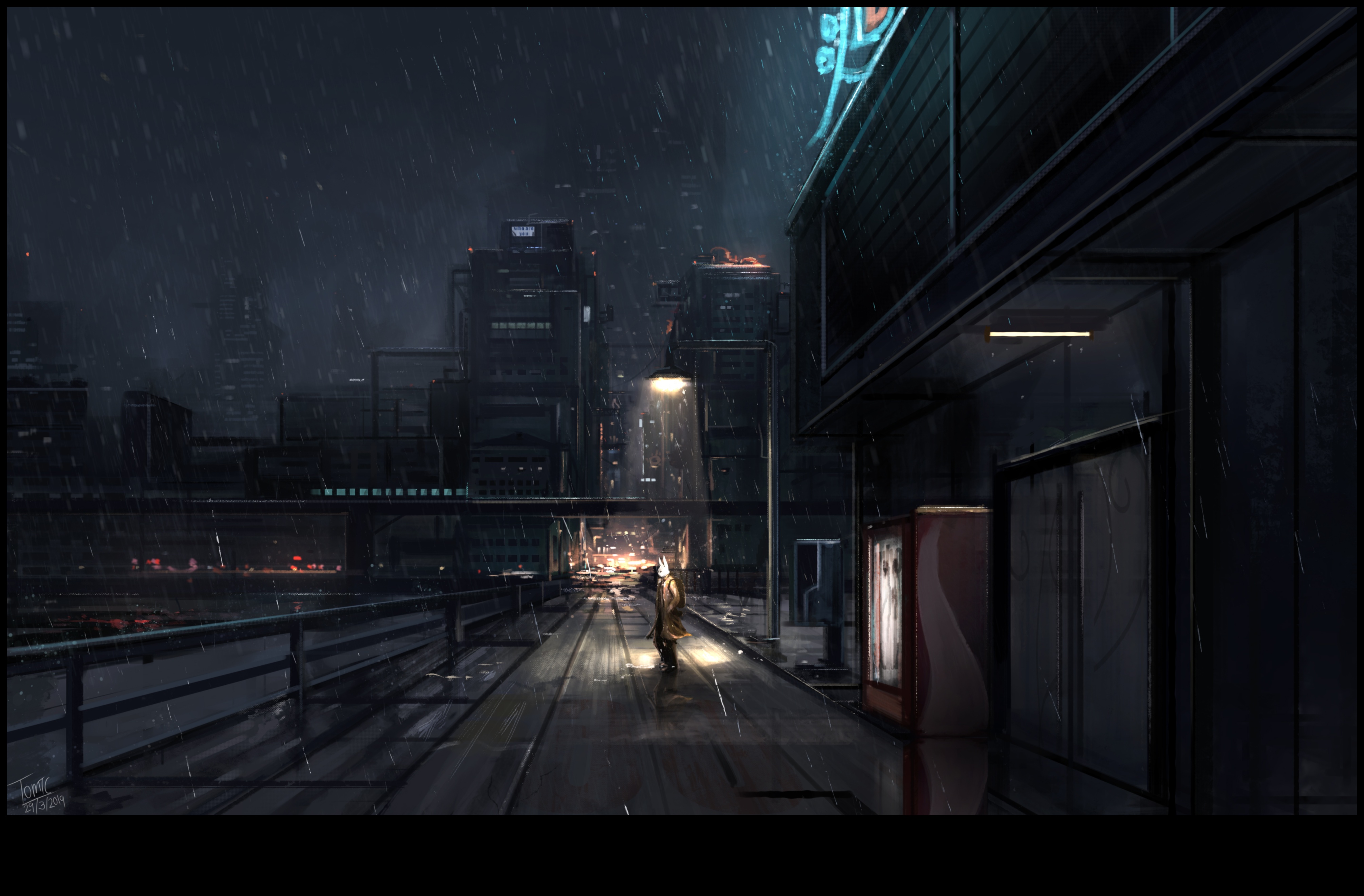 צללים בנוף עירוני: משחק עם אור וחושך בציורים