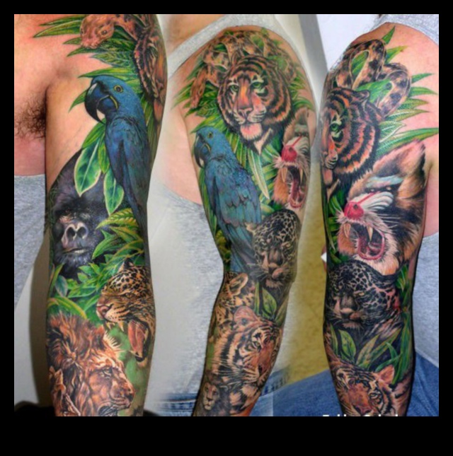 יומני ג'ונגל: נרטיבים של קעקוע בעלי חיים נחקרו