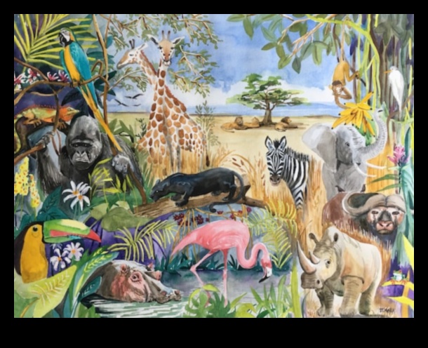 מנג'רי דיו: יצירת סיפורי חיות בר על העור