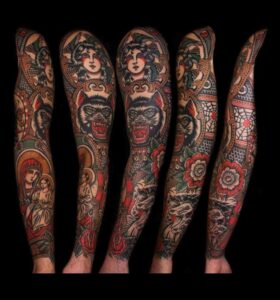 נאמן למסורת: יופי מתמשך בקעקועים מסורתיים קלאסיים