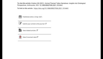 יומני ג'ונגל: נרטיבים של קעקוע בעלי חיים נחקרו