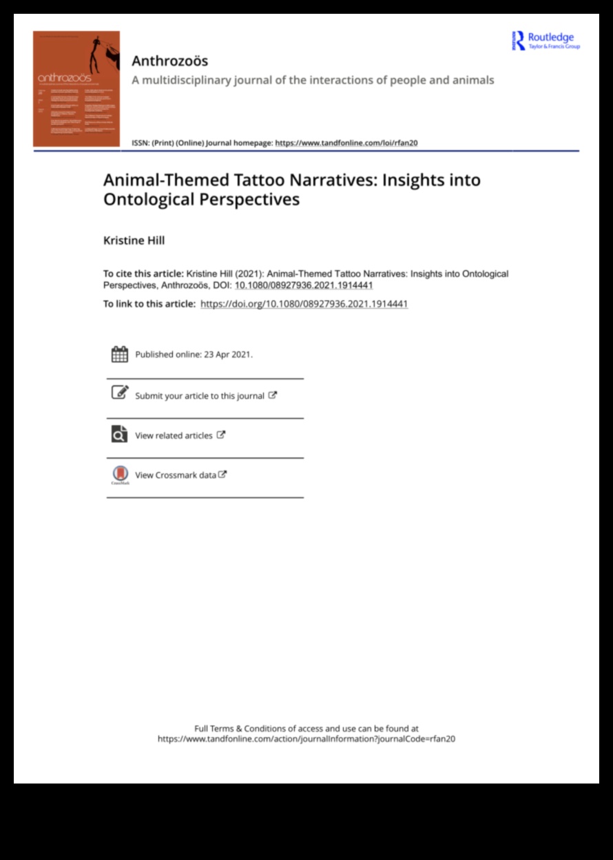 יומני ג'ונגל: נרטיבים של קעקוע בעלי חיים נחקרו