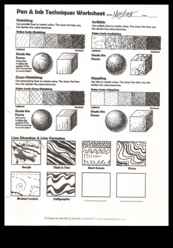 ריקוד הקווים המורכב: ציורי עט ודיו אקספרסיביים